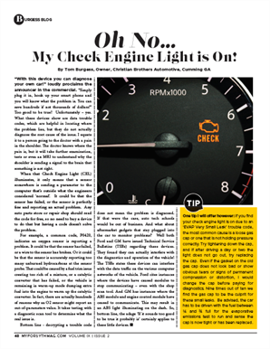 check engine light article
