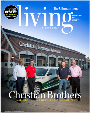 Christian Brothers is a “2017 Best of Katy & Fulshear Readers’ Choice” Auto Repair Shop winner