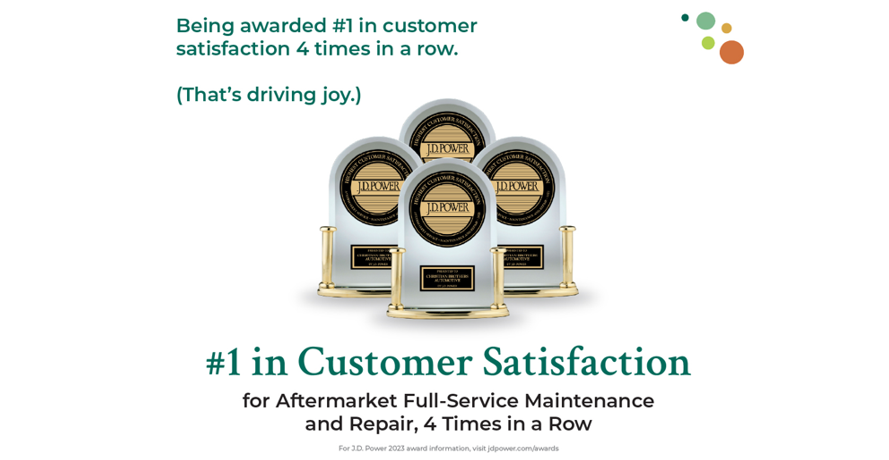 J.D. Power Names Christian Brothers Automotive #1 In Customer Satisfaction For The 4th Consecutive Time In 2023 Aftermarket Service Index Study