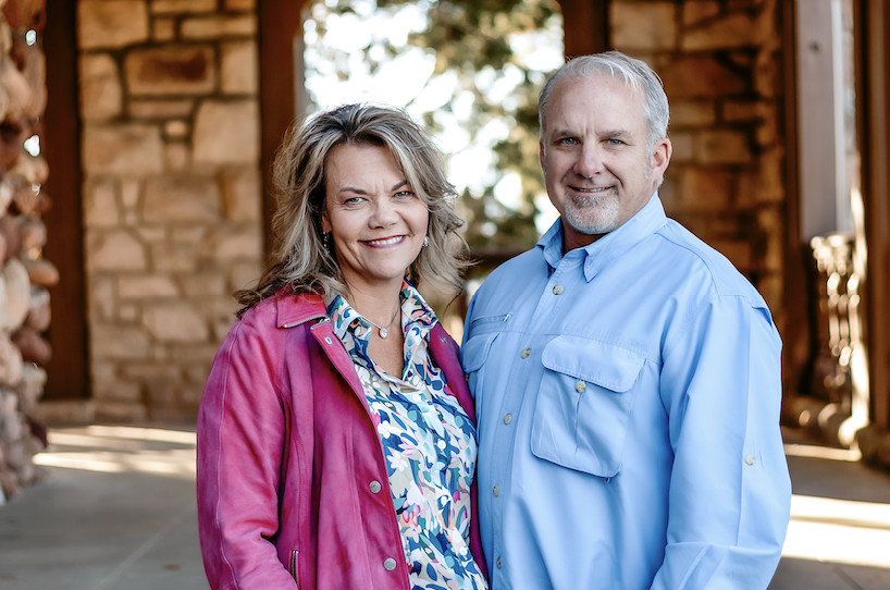 CBAC car in front of shop