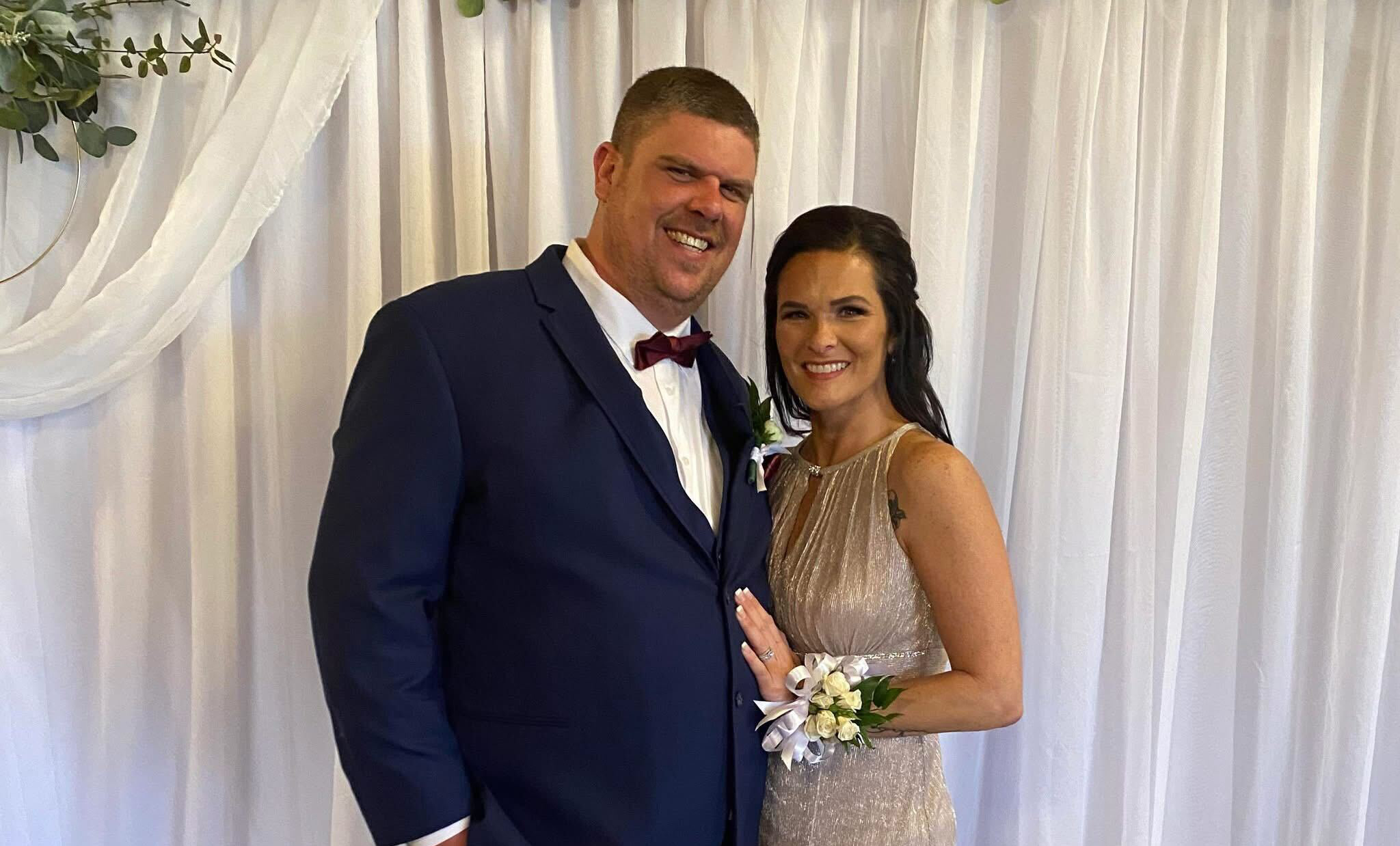 CBAC car in front of shop