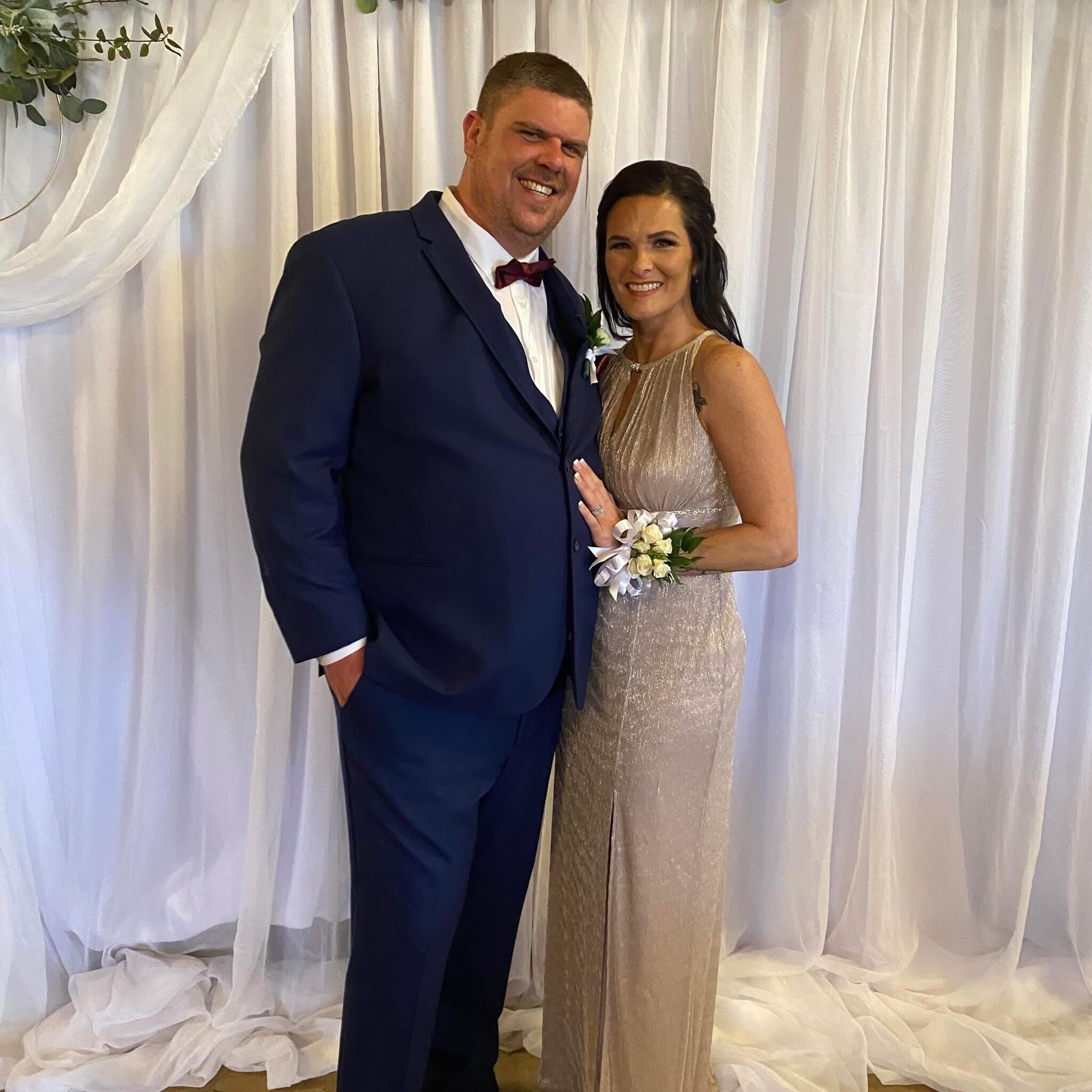 CBAC car in front of shop