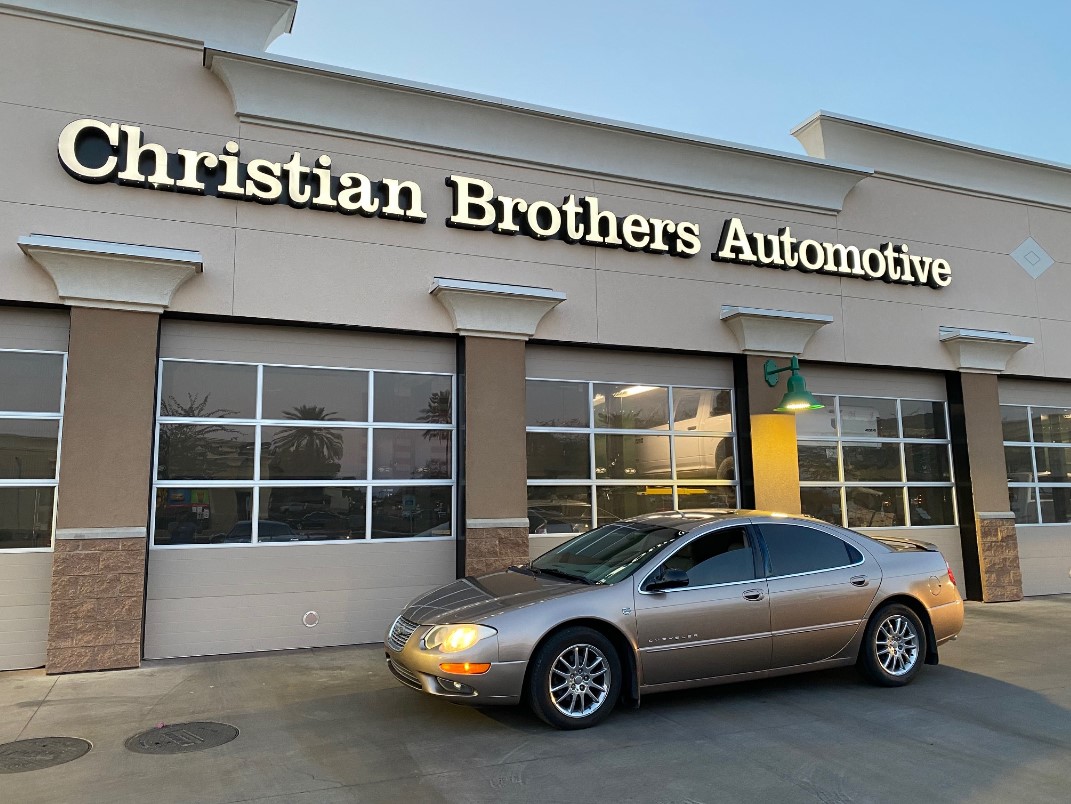 car in front of christian brothers automotive